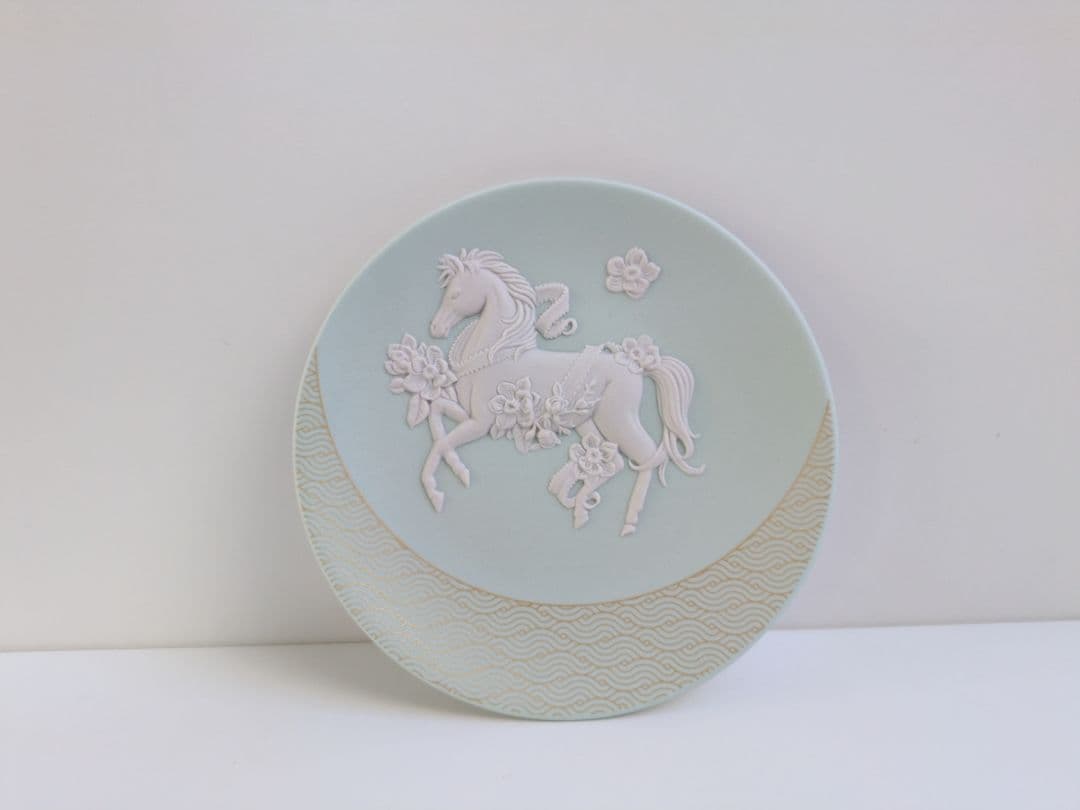 ◇訳あり◇完売品　ウェッジウッド　干支トレイ　馬