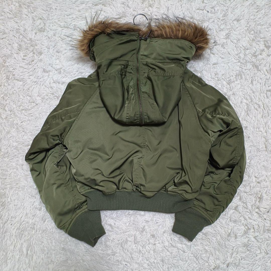 AZUL BY MOUSSY 短丈 N-2B カーキ Y2K