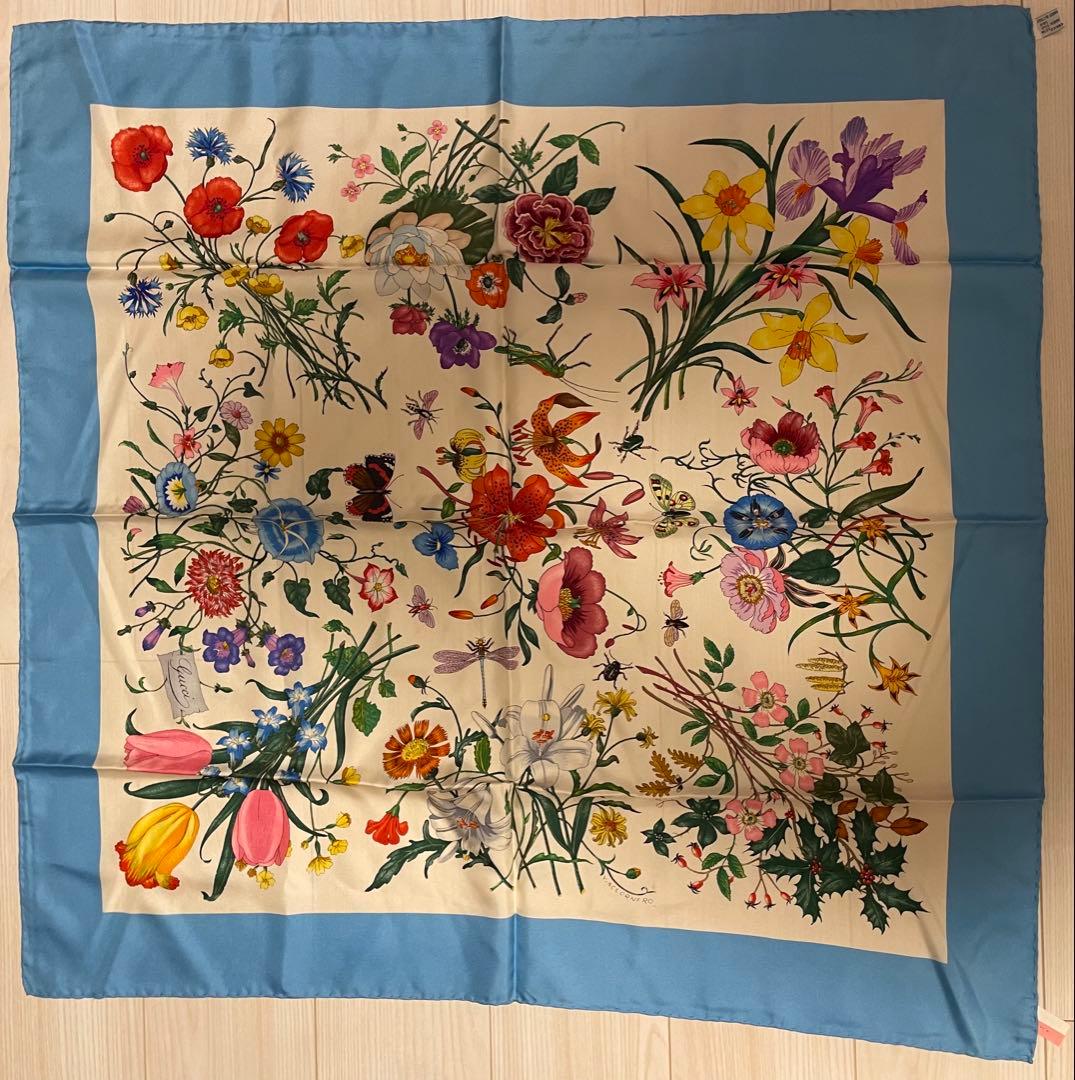 【なな】GUCCI スカーフ　未使用品