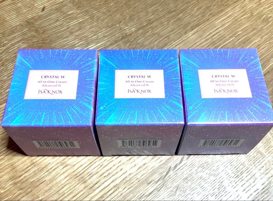ISA KNOX CRYSTAL W All in One Cream 3個