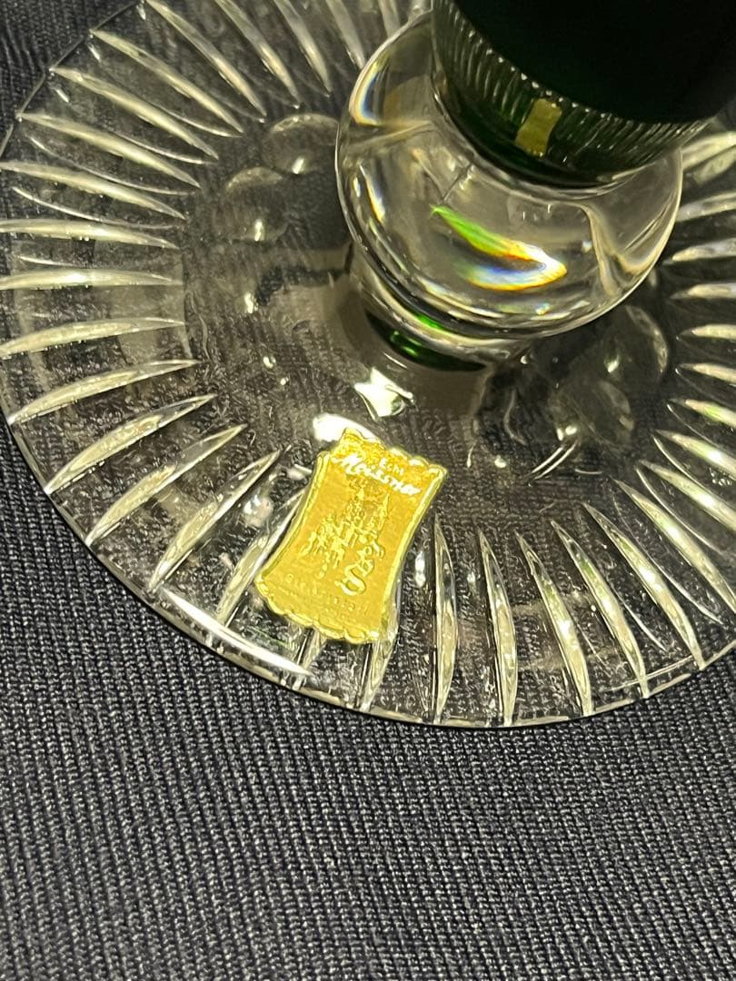 Meissen crystal 色被せ 一輪挿し