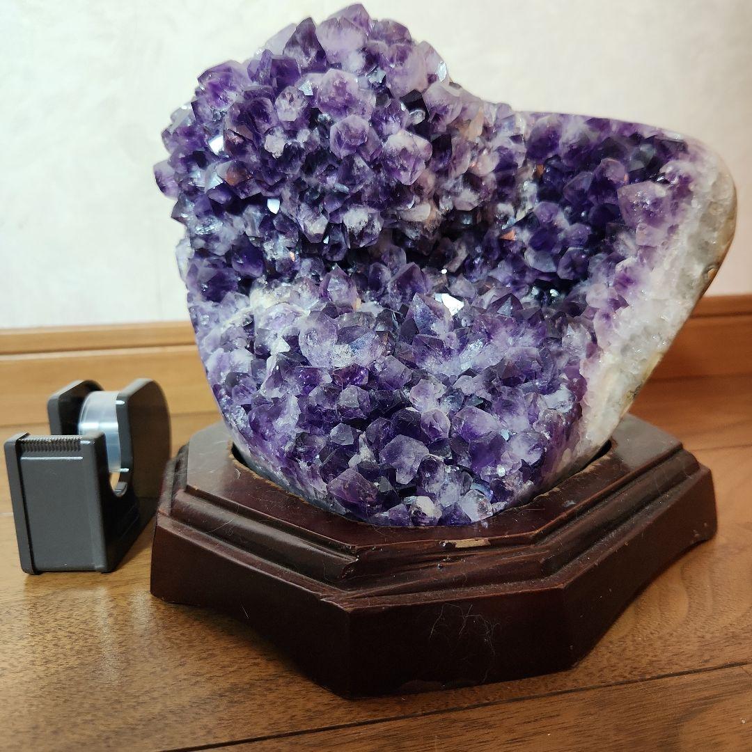 ウルグアイ産 アメジストクラスター原石（除厄納福幸運水晶）