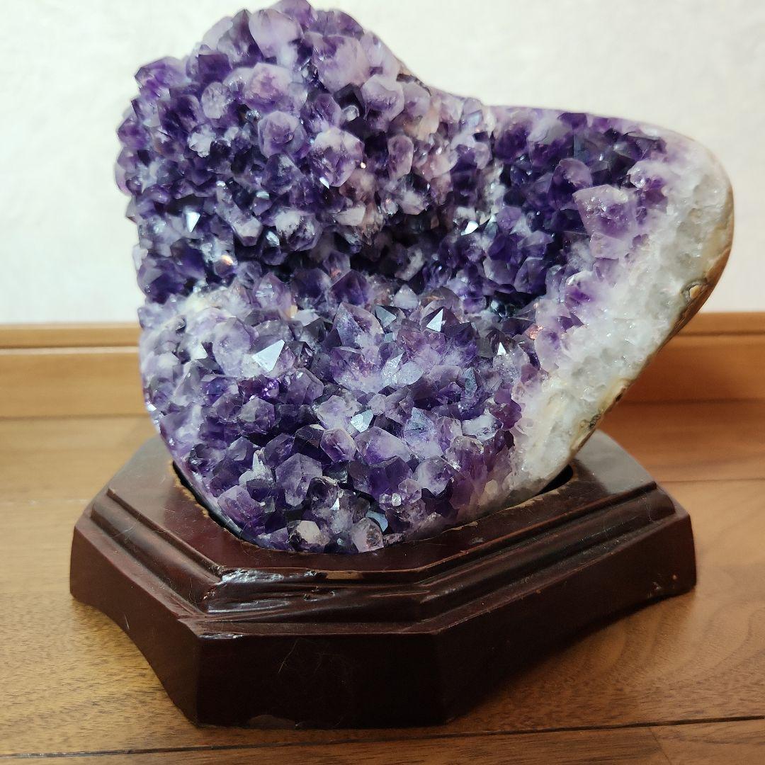 ウルグアイ産 アメジストクラスター原石（除厄納福幸運水晶）