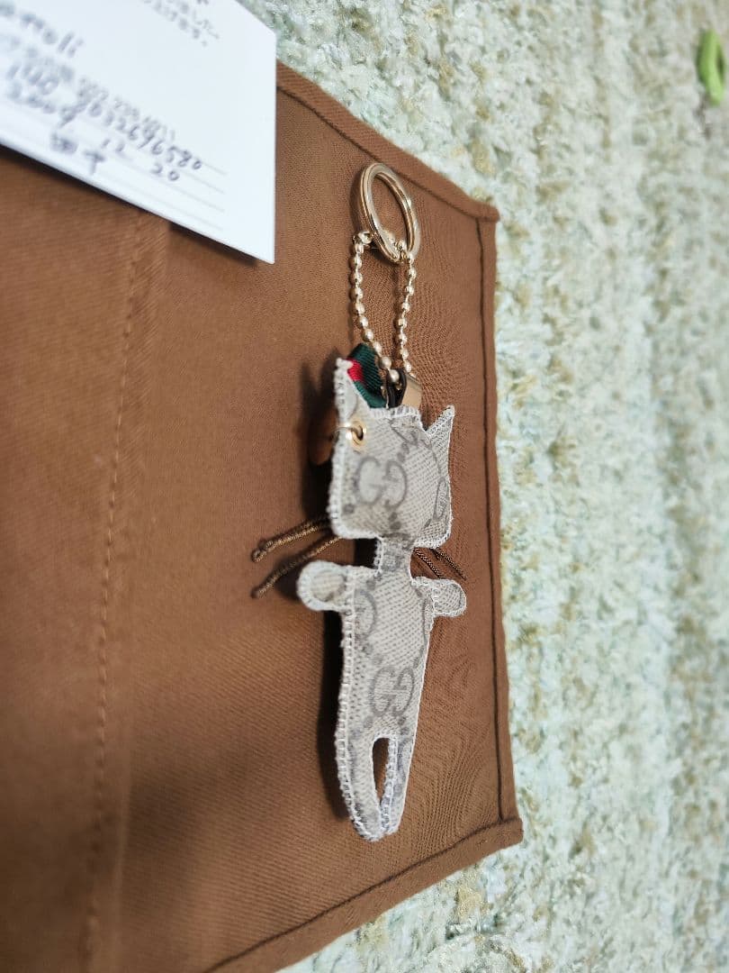 【未使用・希少】GUCCI グッチョリクリスティーナ ネコキーホルダー付属品あ