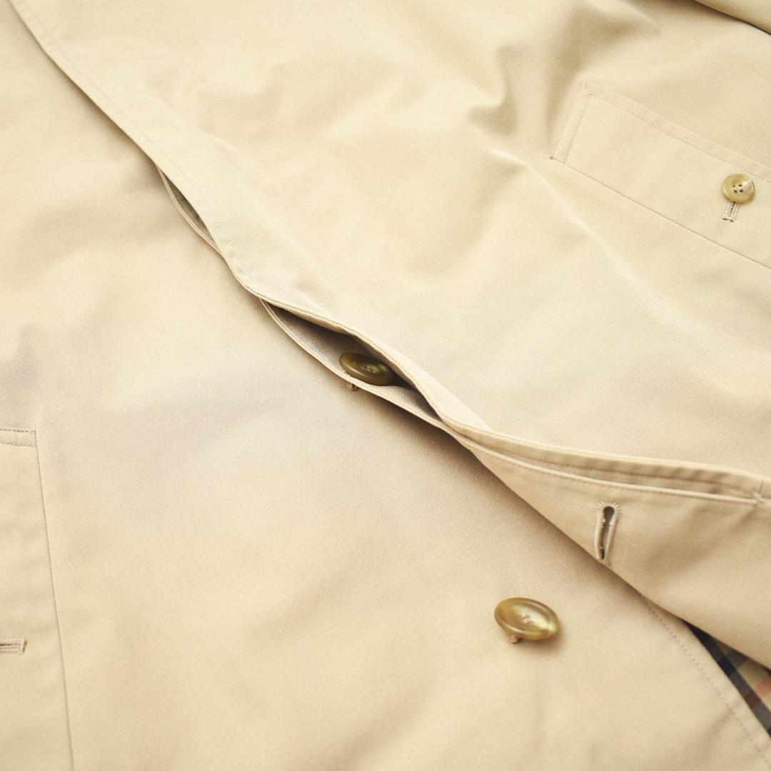 英国製 ダックス DAKS ウールライナー付き ステンカラーコート ベージュ