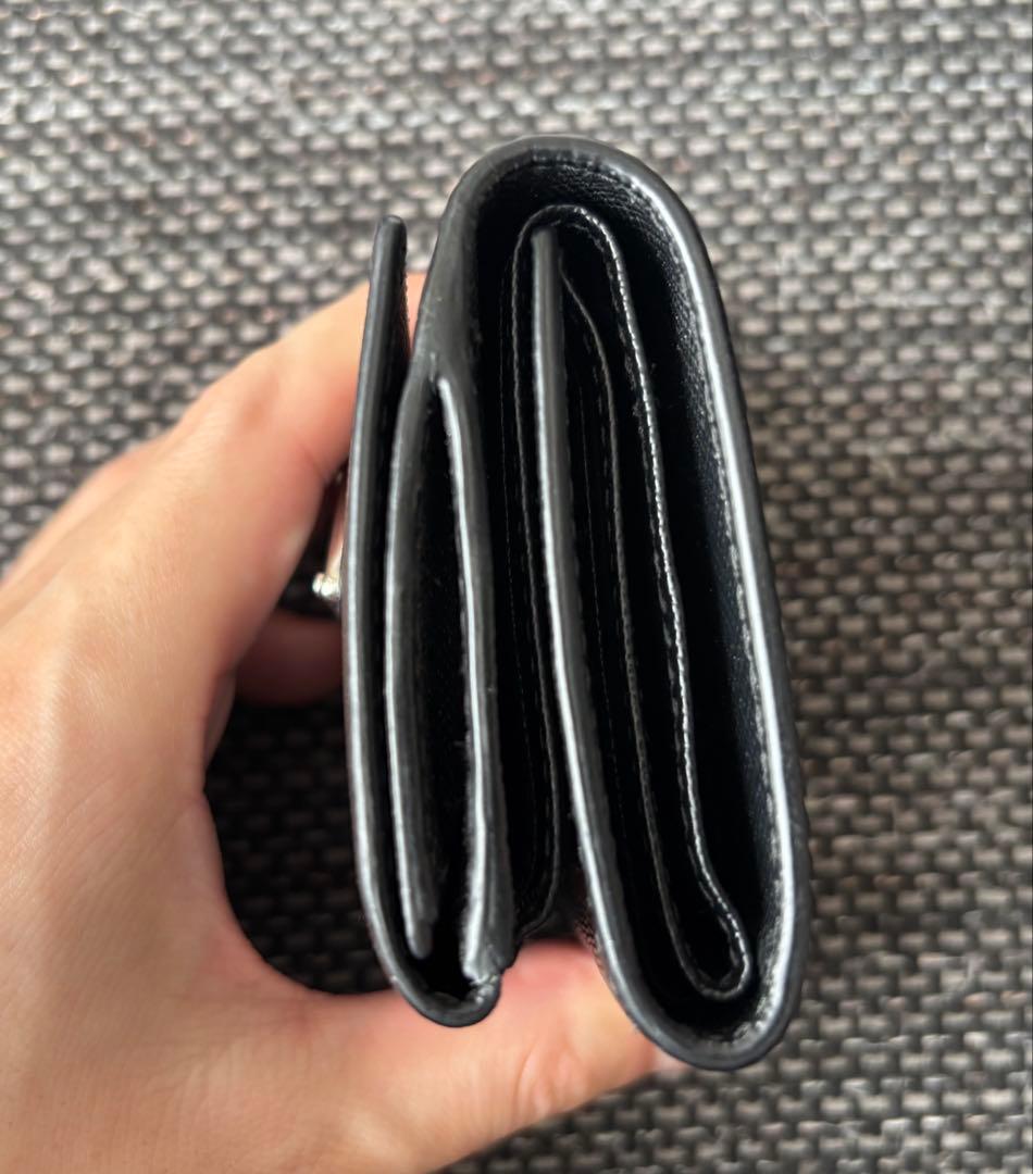 PRADA 2MH042 サフィアーノトライアングル コンパクトウォレット