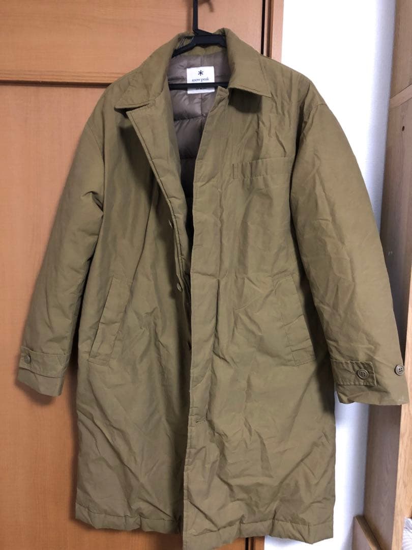  peak スノーピーク ダウンコート JPN Sカーキ