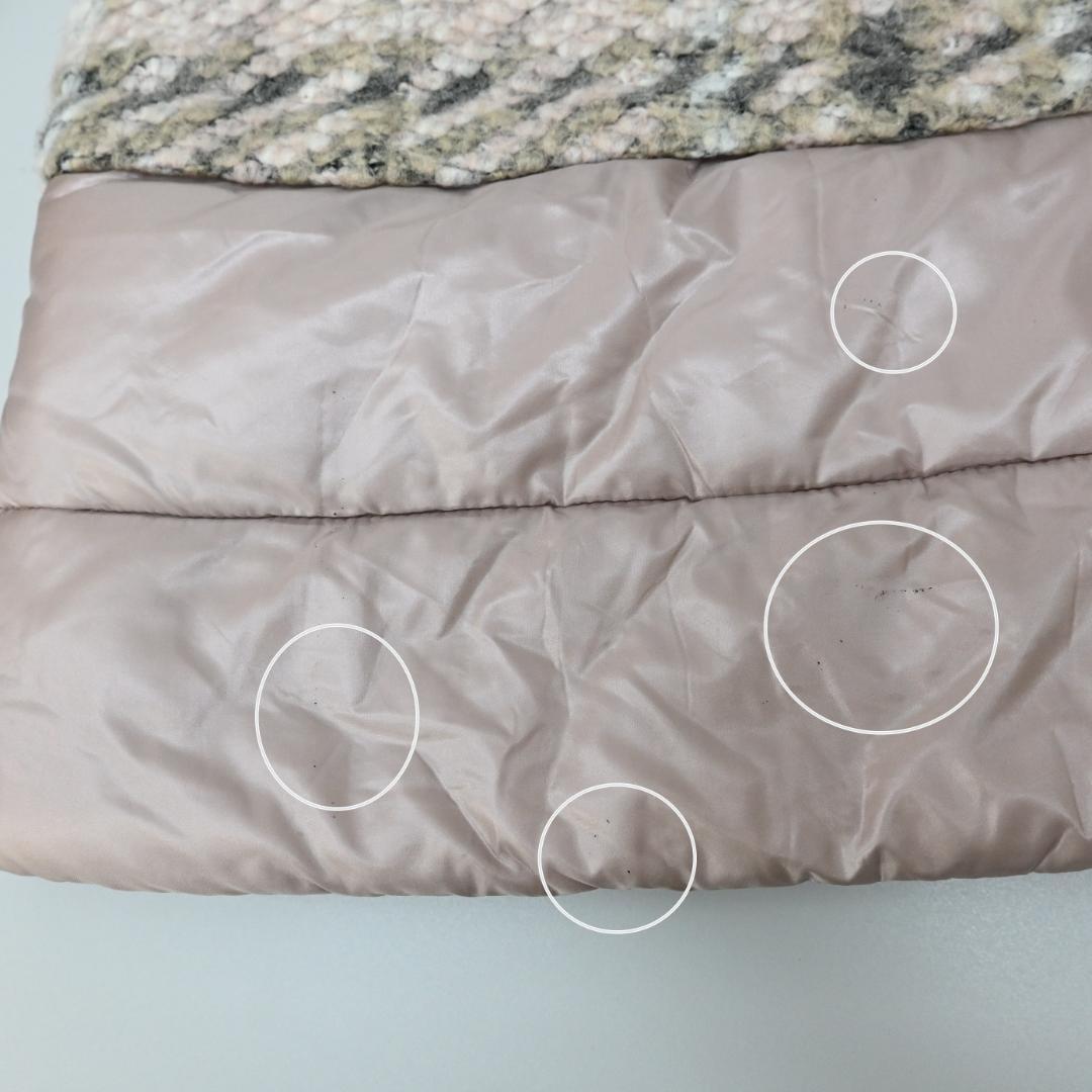 48510★年HERNO ヘルノ ダウンジャケット ツイード切替 ”