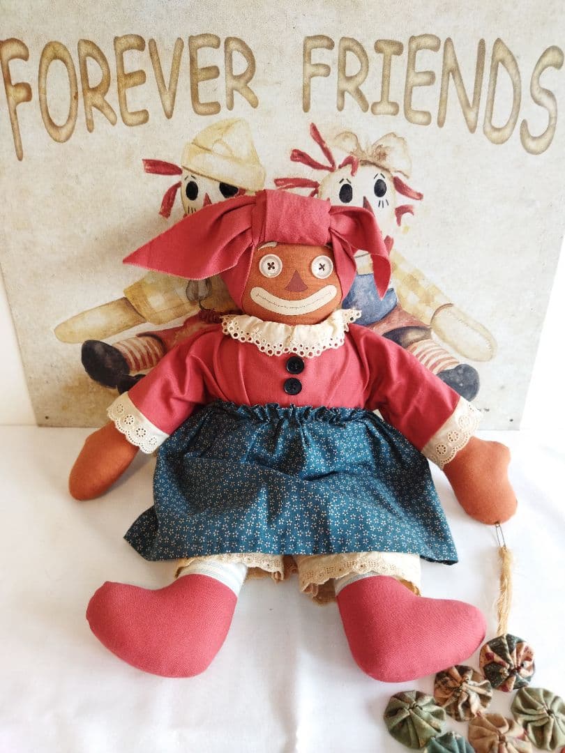 ★匿名配送★ハンドメイド アン&アンディ カントリードール ベリンディ