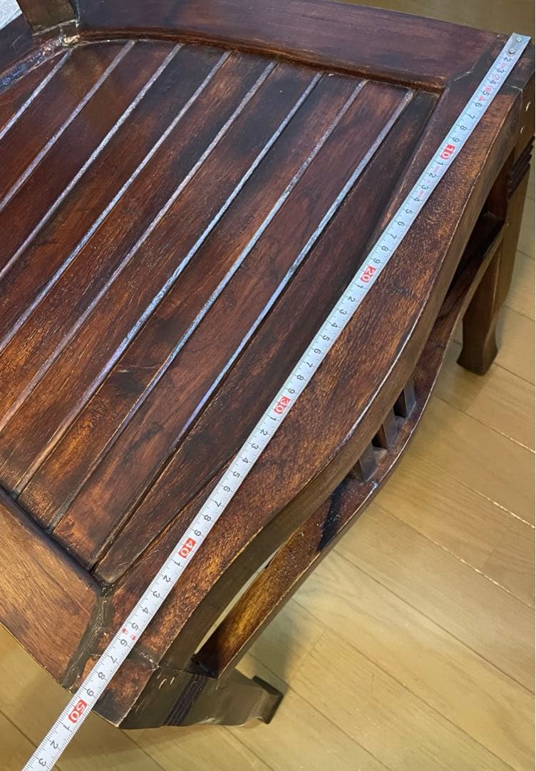 アンティークチェアー　ハンドメイド品　高級質感　インテリア　レトロ　アンティーク