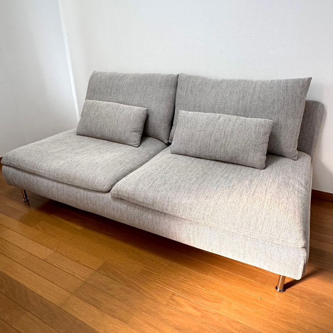 【ほぼ未使用/替カバー付！】IKEA ソーデルハムン 3人掛け ソファ