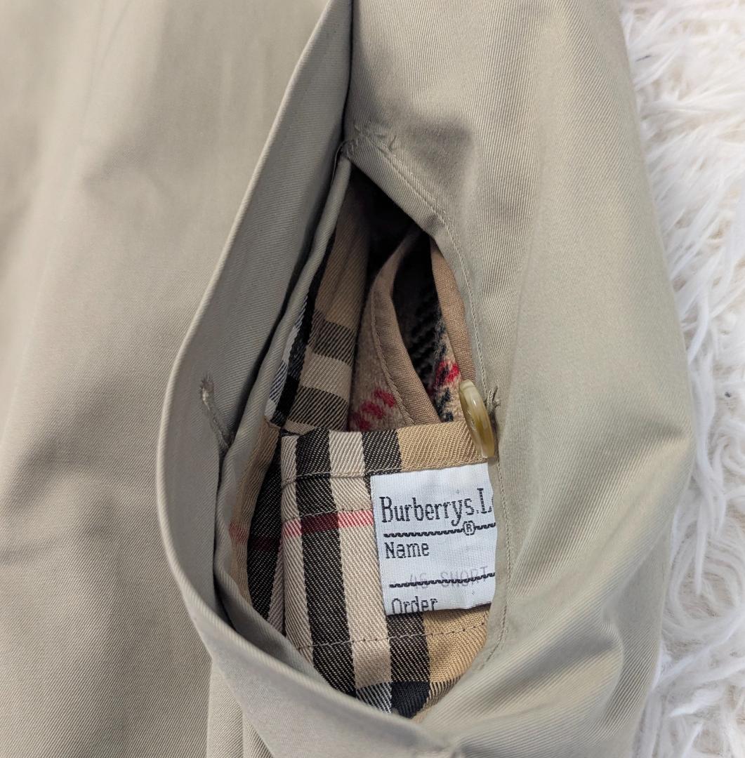 ✨Burberrys ステンカラーコート ベージュ　ノバチェック