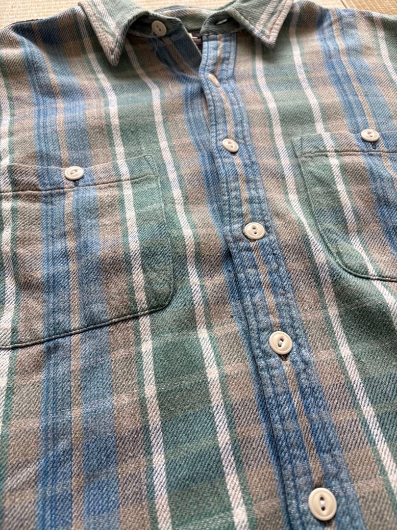 RRL 三つ星タグ 90s チェック柄ネルシャツ Mサイズ