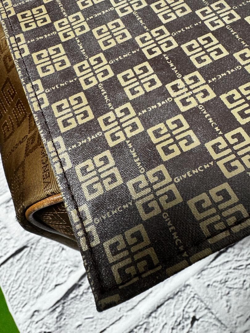 レア　GIVENCHY　ボストンバッグ　総柄　ｗ1725-0806-①-①