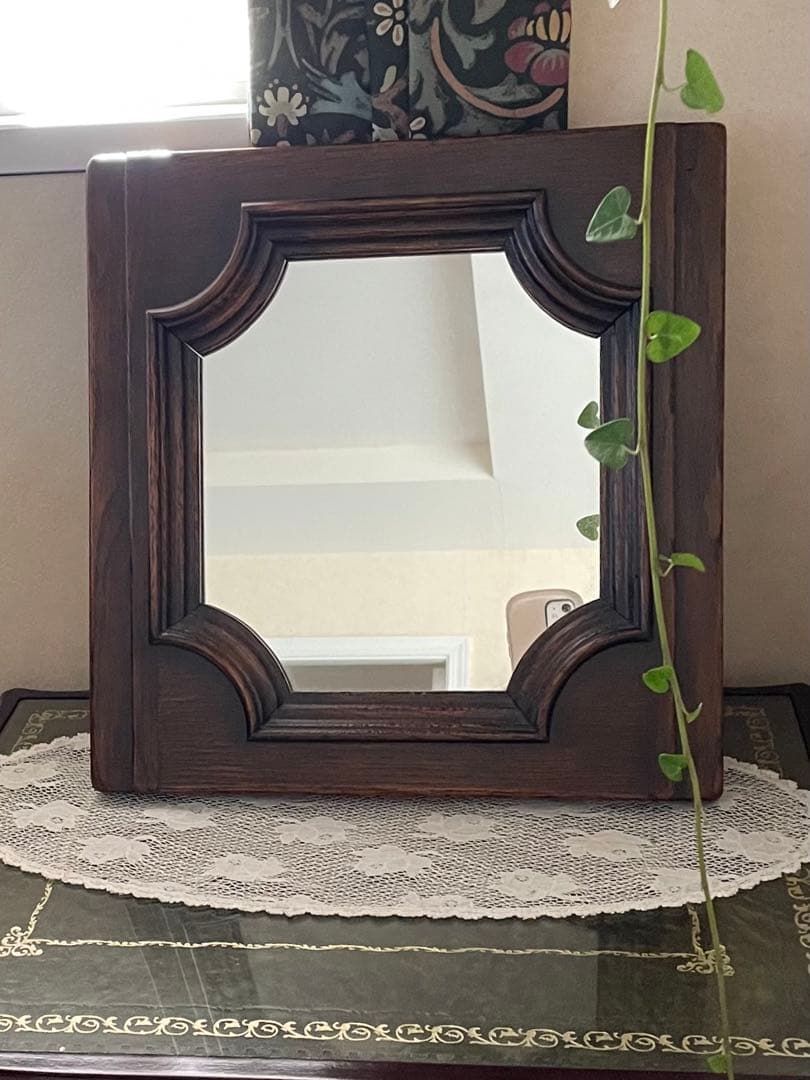 木製　ウォールミラー