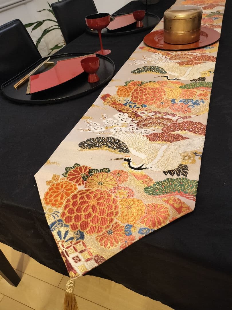 A937高級‼️ひな祭り‼️花嫁衣装帯‼️1ｍ96cm