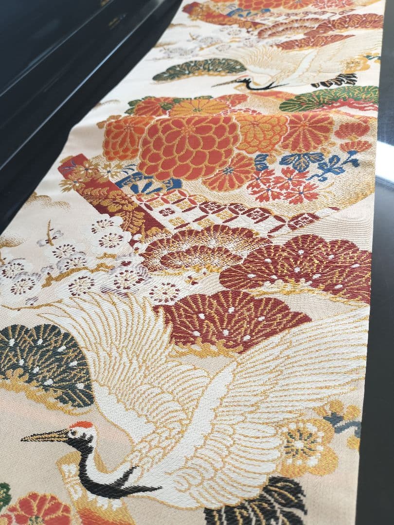 A937高級‼️ひな祭り‼️花嫁衣装帯‼️1ｍ96cm