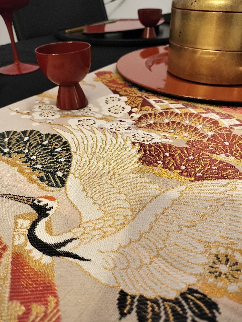 A937高級‼️ひな祭り‼️花嫁衣装帯‼️1ｍ96cm