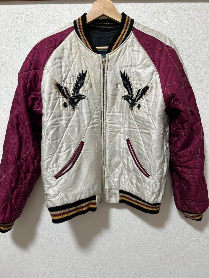 テーラー東洋　スカジャン　リバーシブル　MISAWA black dragon