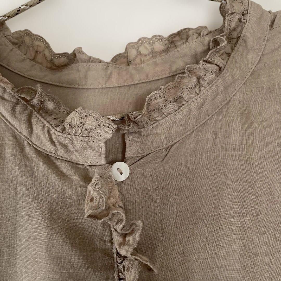 最終値下げ！Gauze# リネンノースリーブワンピース