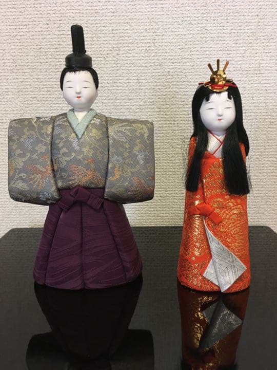 木目込み人形　立ち雛