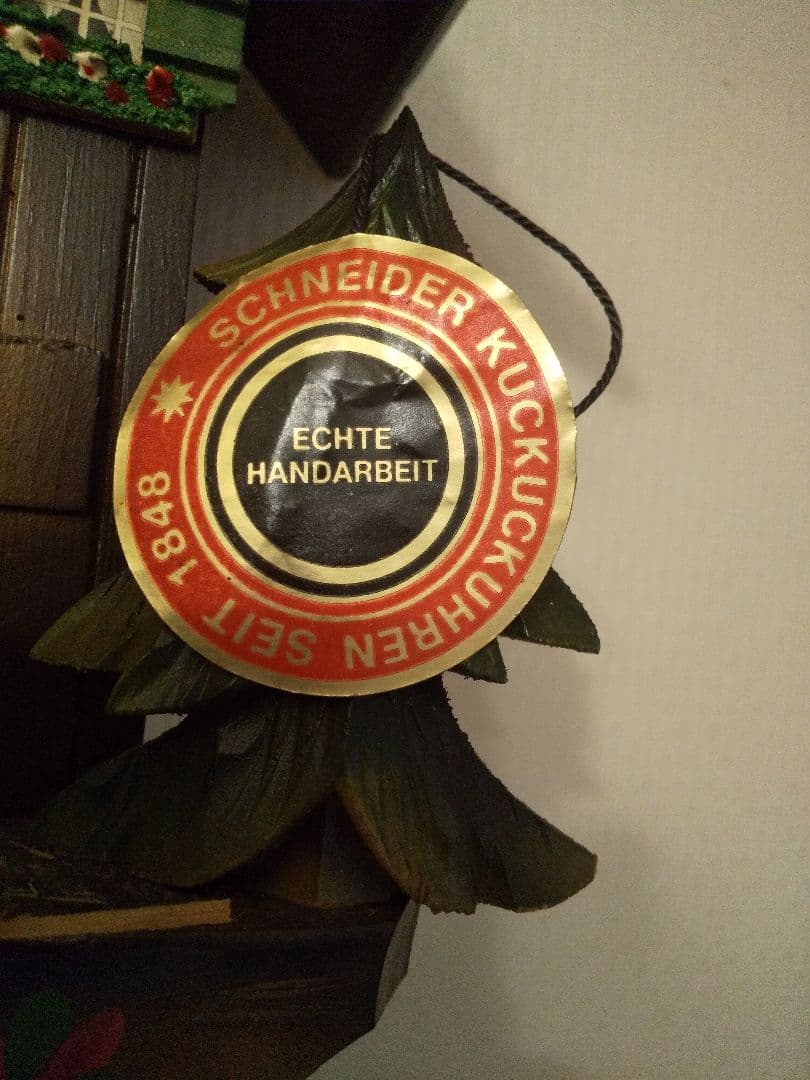 オルゴール 鳩時計 スイス時計 カッコー時計 からくり 水車 木製