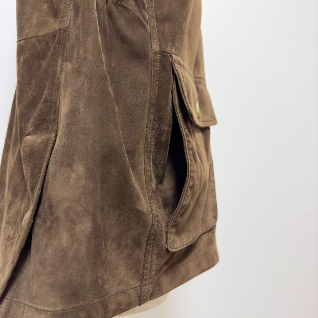 定価56万円 イザイア スウェードレザーM65ジャケット ブルゾン