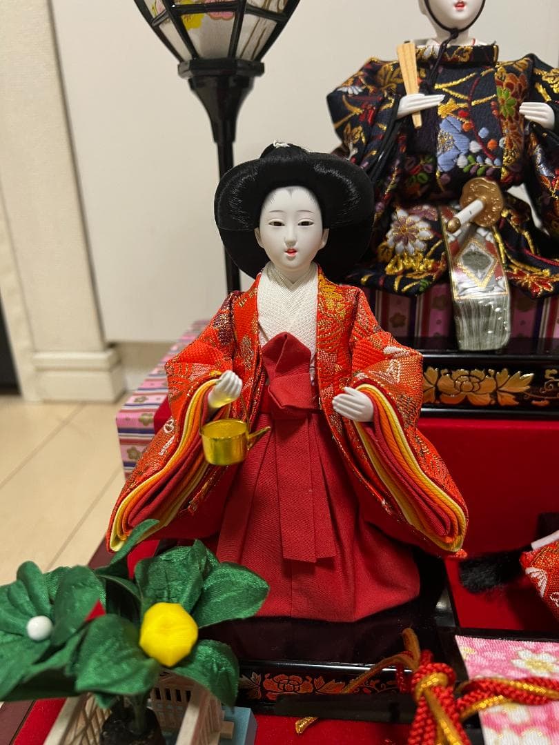 【美品】雛人形　ひな人形　お雛様　吉徳　五人揃