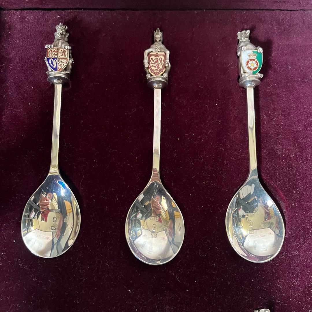 エリザベス女王 シルバー スプーン イギリス 英国 バーミンガム LOT242