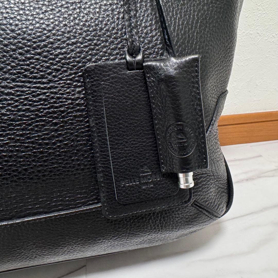 ペッレモルビダ メイデンヴォヤージュ 2way レザートートバッグ 黒 A4PC