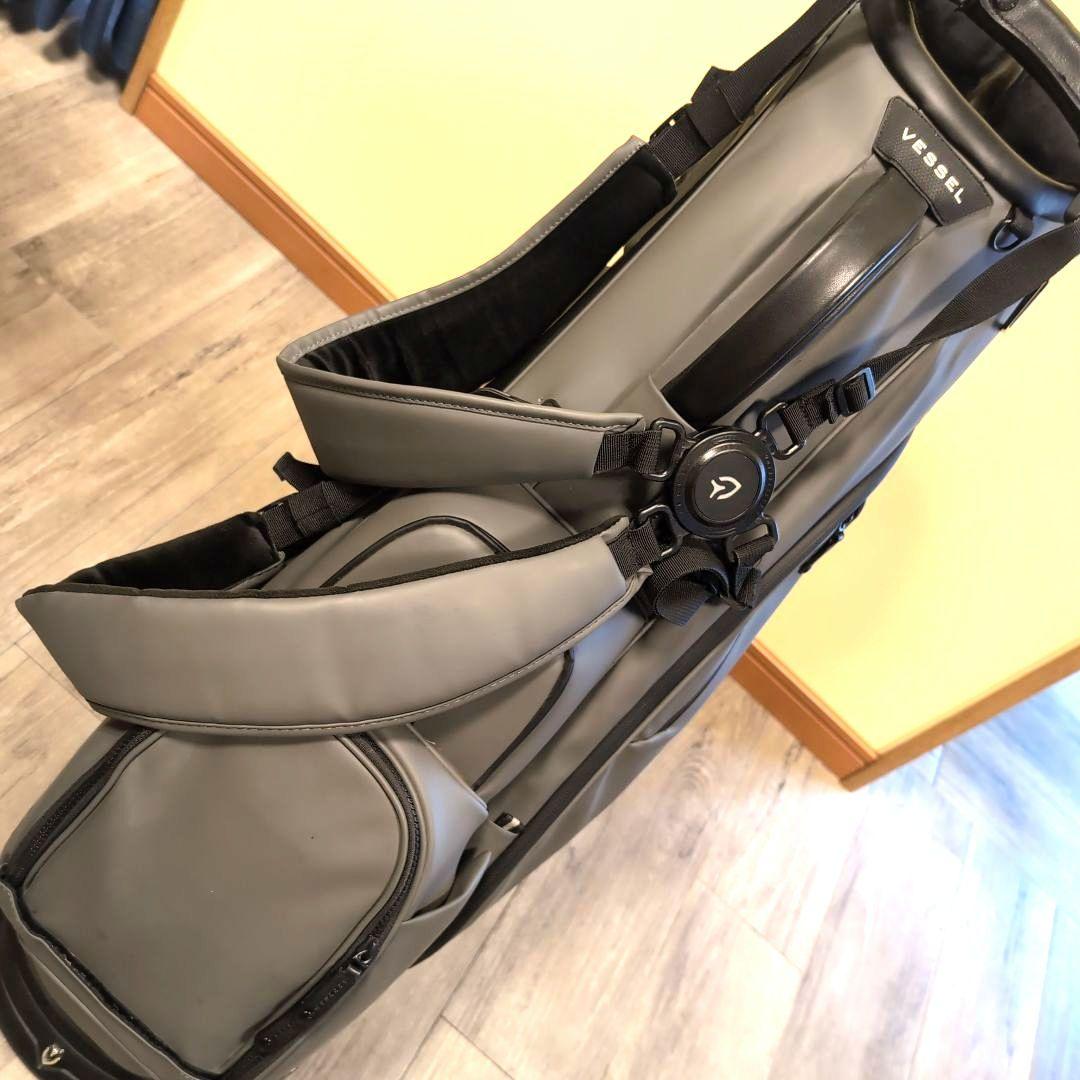 人気のグレー☆ベゼル☆Vessel 3.0 8.5型☆キャディバッグ☆スタンド式