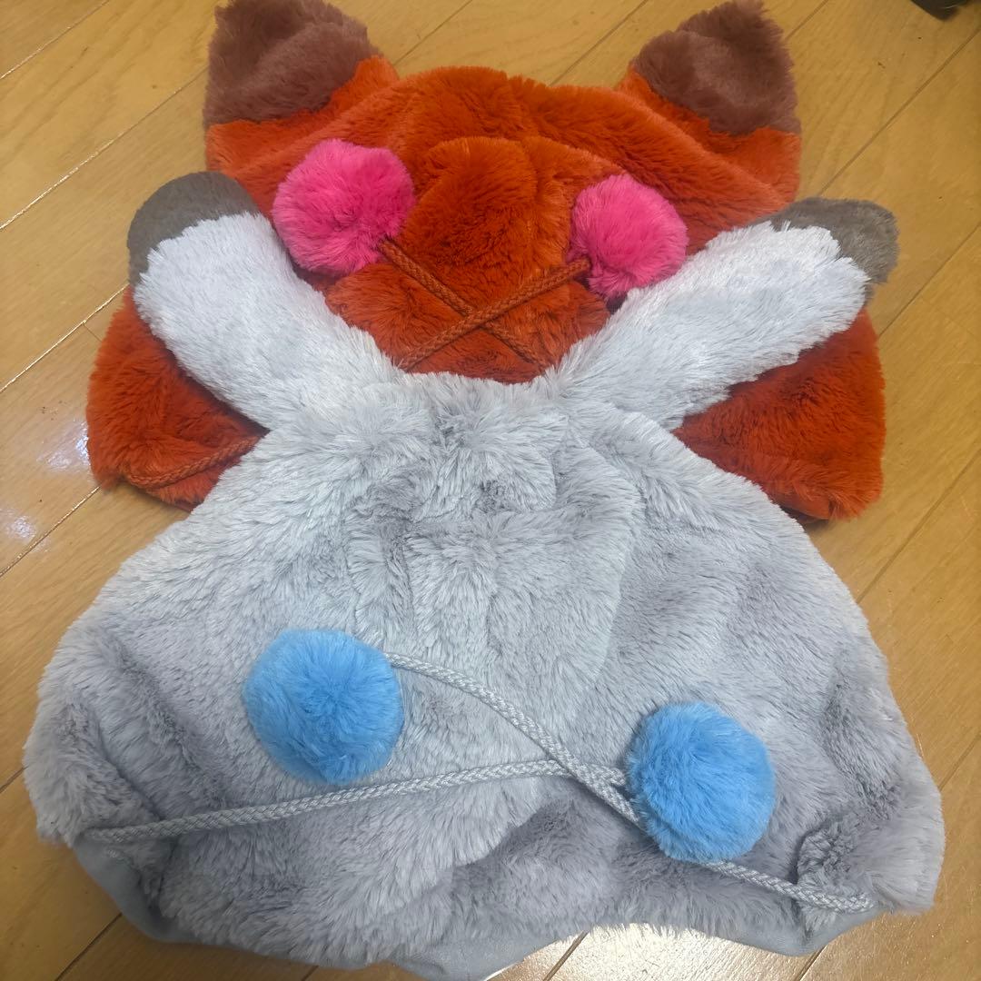 ディズニー　ファンキャップ　ニック・ワイルドとジュディ・ホップス　ズートピア