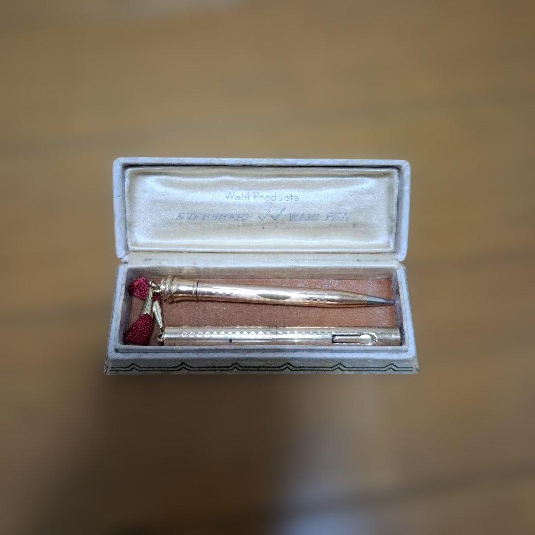 EVER SHARP　エバーシャープ GOLD FILLED 万年筆 ケース付き