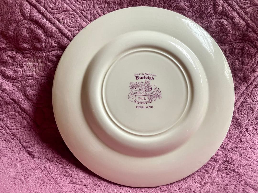 キ*ル様 ①廃番！Plum Asiatic Burleigh 花鳥柄 プレート