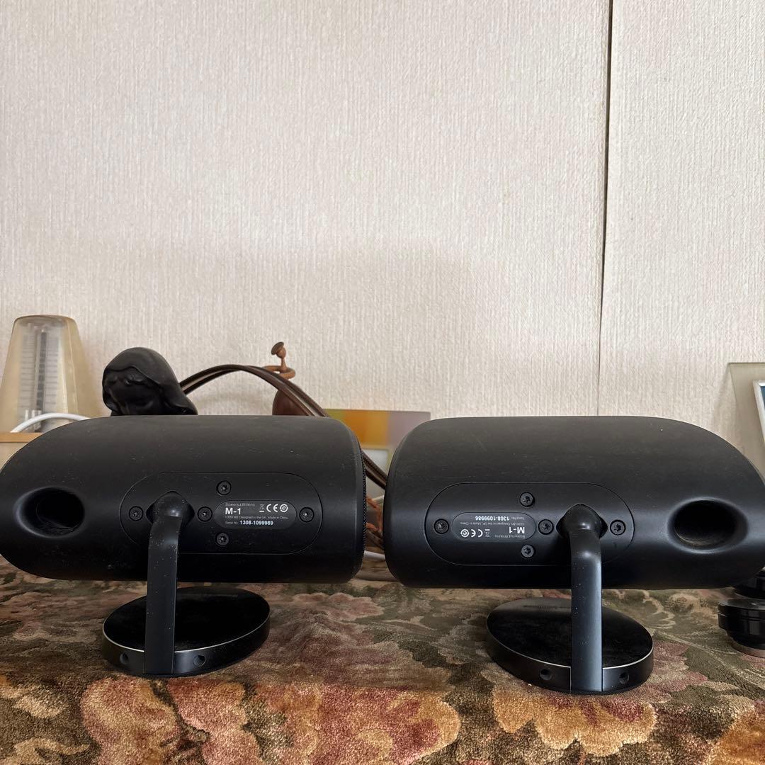 BaW コンパクトスピーカー M1 黒　ペア