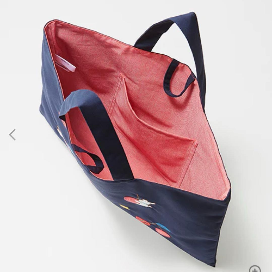 familiar ファミリア　レッスンバッグ ネイビー　さくらんぼ　新品未使用