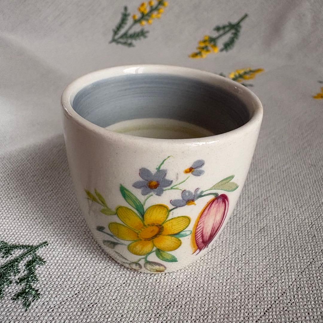 026 スージークーパー　スワンシースプレイ　エッグカップ　ブルー