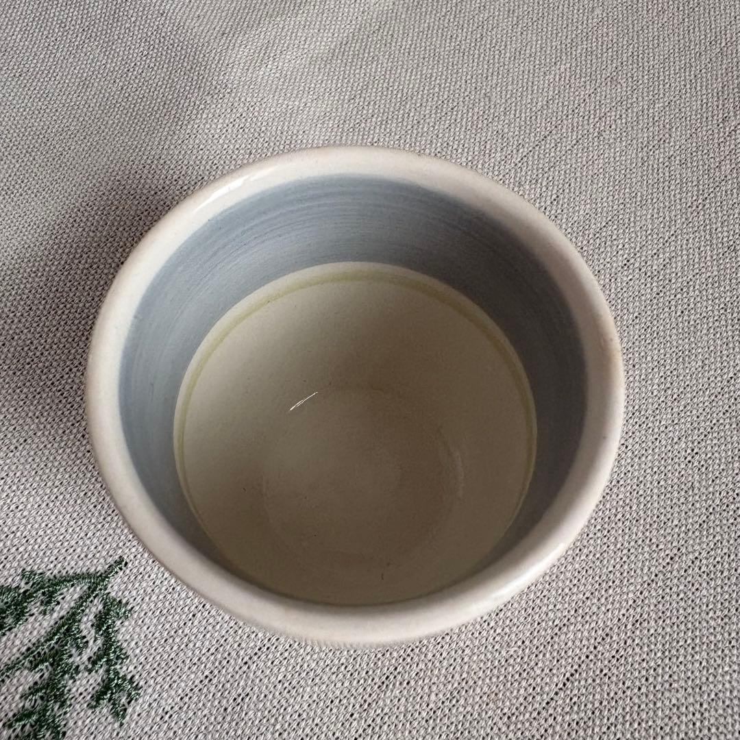 026 スージークーパー　スワンシースプレイ　エッグカップ　ブルー