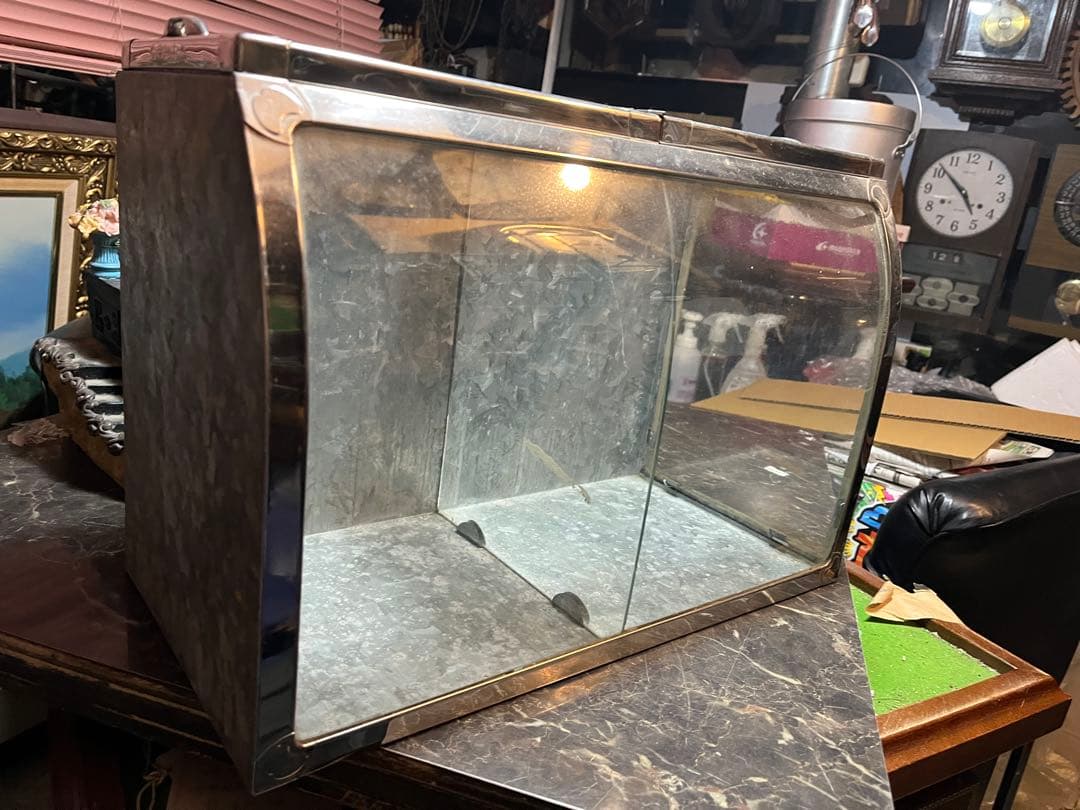 レトロブリキガラスケース、駄菓子ケース、昭和駄菓子ケース、昭和レトロ駄菓子