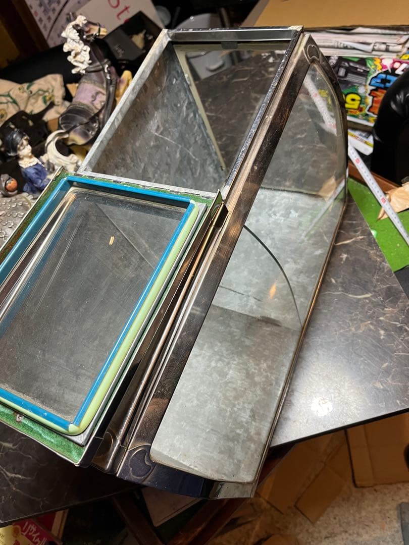 レトロブリキガラスケース、駄菓子ケース、昭和駄菓子ケース、昭和レトロ駄菓子