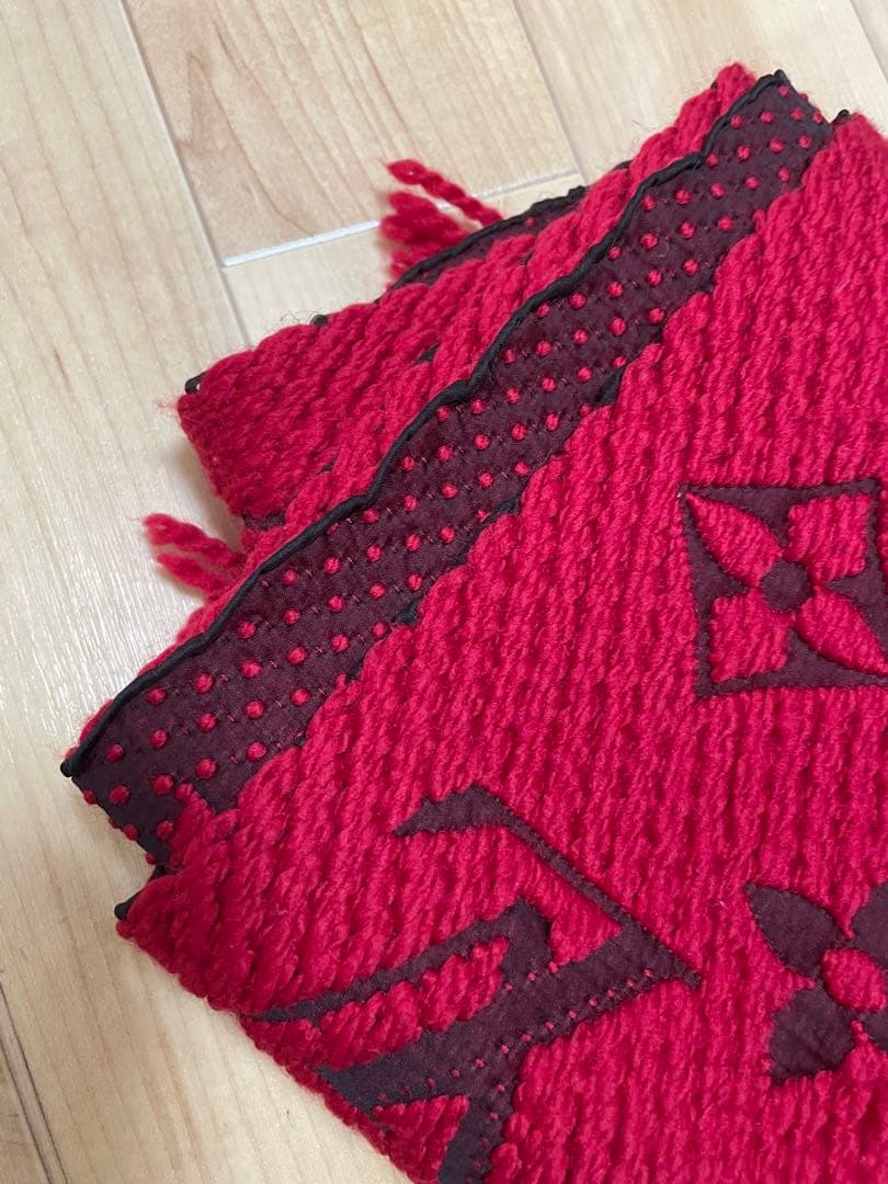 LOUIS VUITTON マフラー エシャルプ ロゴマニア