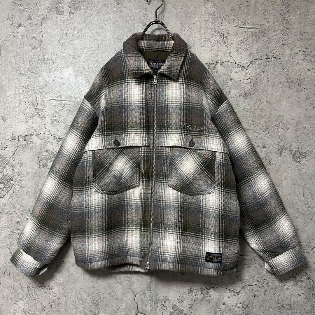 【超希少◎】PENDLETON　ロガーブルゾン　中綿　チェック　美品　完売モデル