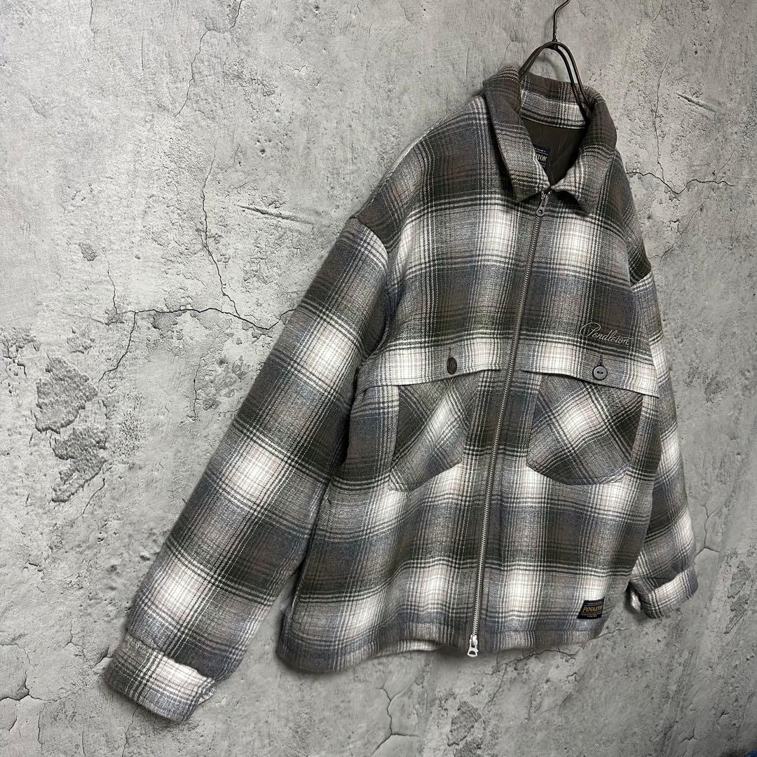 【超希少◎】PENDLETON　ロガーブルゾン　中綿　チェック　美品　完売モデル