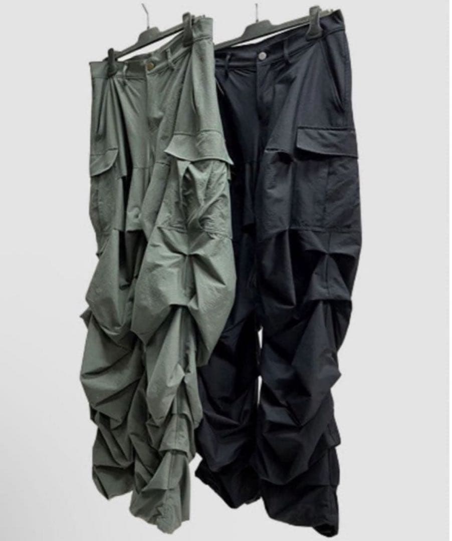 amnjx 27circus ブラックカーゴパンツ M