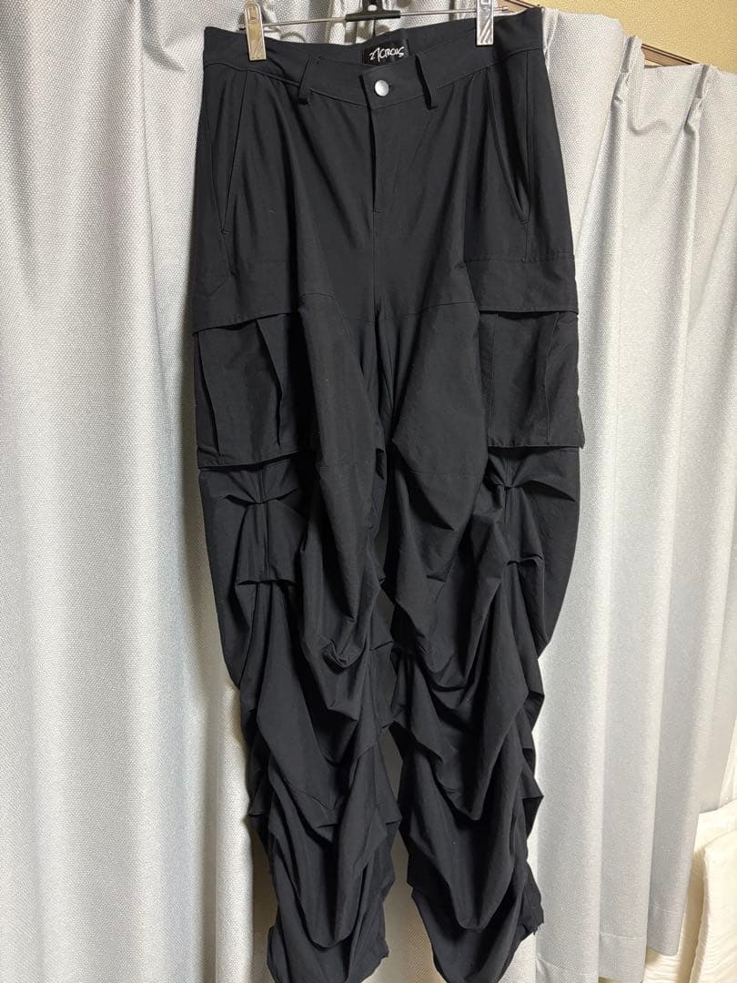 amnjx 27circus ブラックカーゴパンツ M