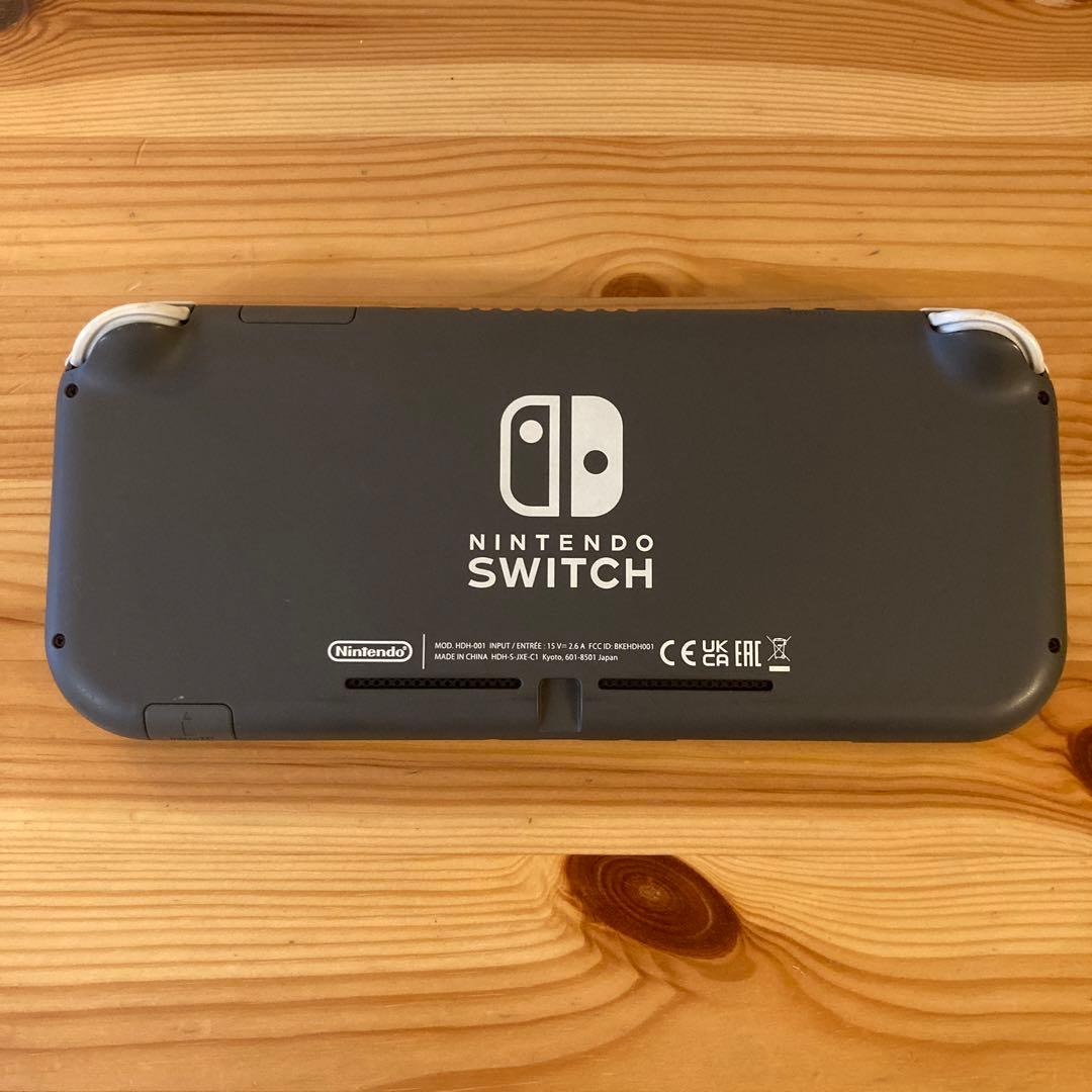 任天堂スイッチライト グレー　画面に難あり