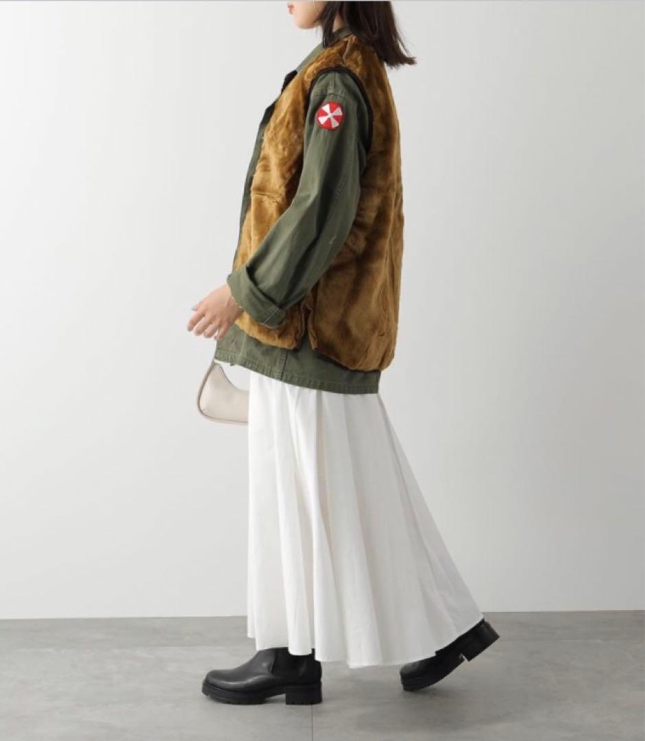 新品未使用　試着のみ　Barbour ブラウンファーベスト　インナーベスト