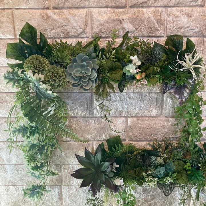 光触媒　人工観葉植物　ウォールグリーン　フェイク　フラワー40530