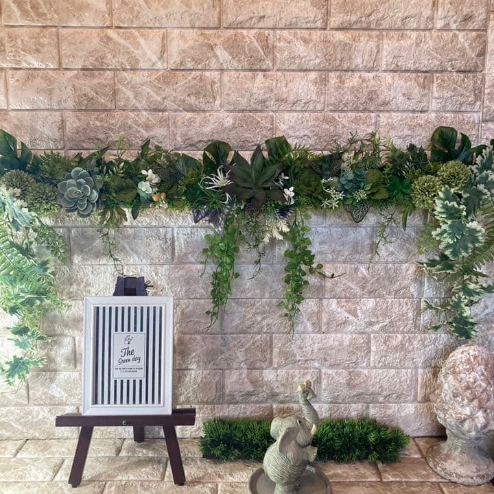 光触媒　人工観葉植物　ウォールグリーン　フェイク　フラワー40530