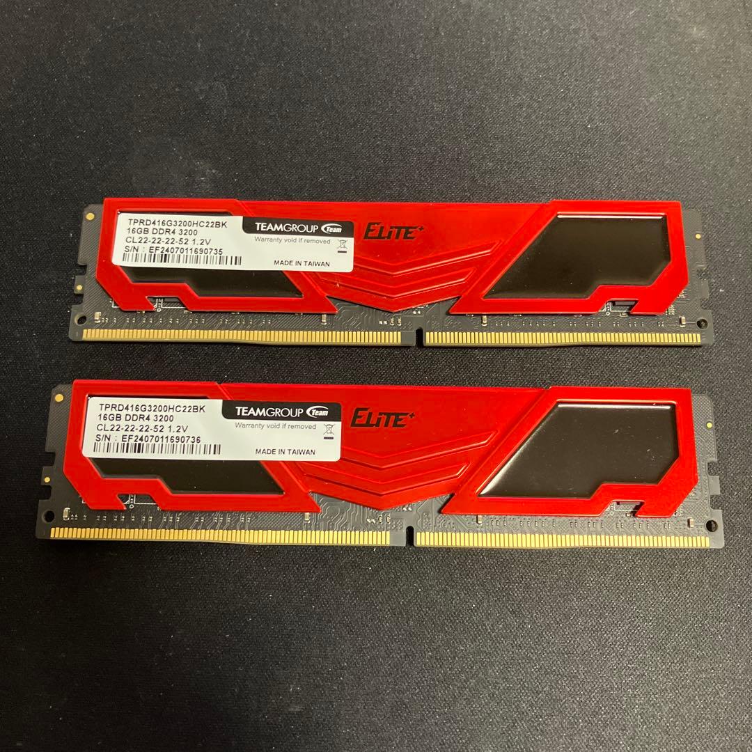 メモリー TEAMGROUP ELITE 16GB DDR4 3200MHz